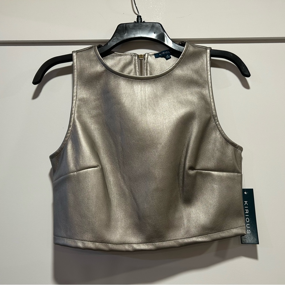 Kirious metallic crop top